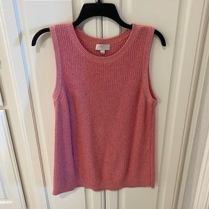 Beautiful rose colored sweater tank